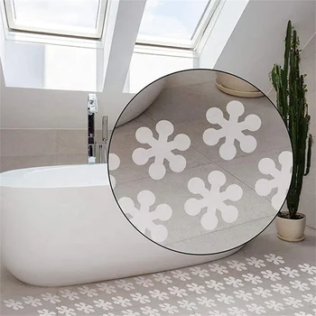 Нескользящие наклейки для ванны, противоскользящие наклейки в форме цветка для ванной комнаты, ванной, душа, пола, лестницы