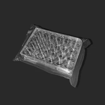 Стерильная пластина Пластина для культивирования бактерий Лабораторные крышки Лабораторные биологические принадлежности для научной лаборатории 24 отверстия